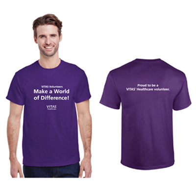 Purple T-Shirt -Gildan- VOL