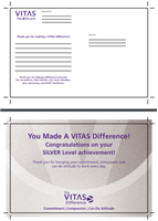 Postcard  “You Made The VITAS Difference” - Silver Award
